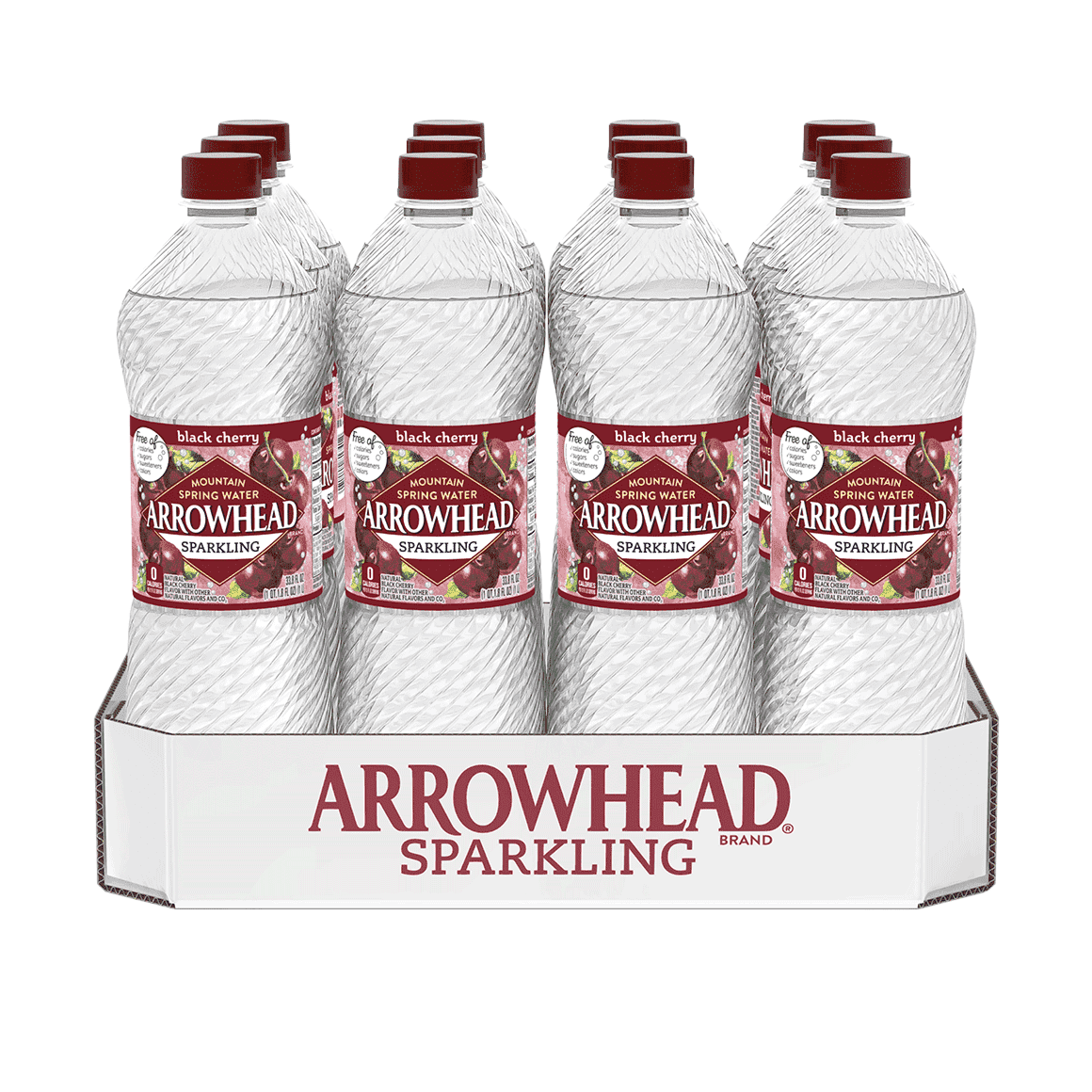 Arrowhead® Brand Sparkling 100% Mountain Spring Water - Black Cherry Image2