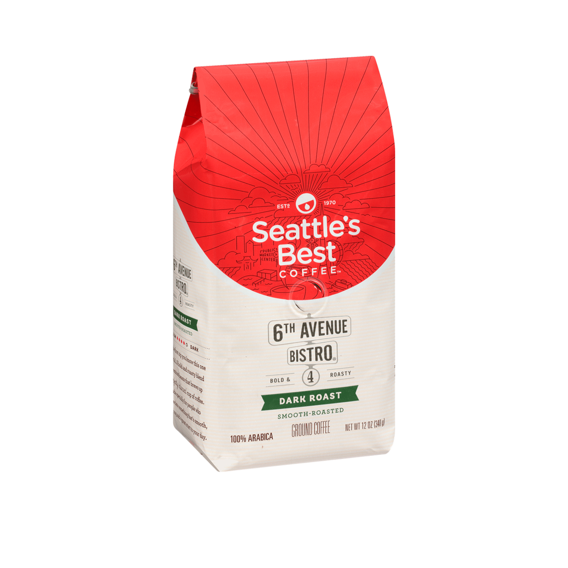 Bag of Seattle's Best 6th Avenue Fair Trade Blend ground coffee Image1