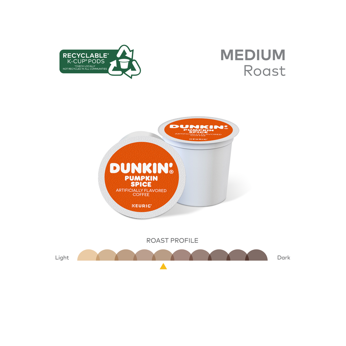 dunkin pumpkin spice coffee k cups Image2