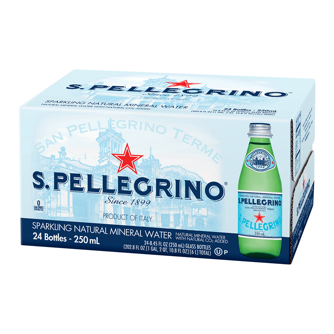 S.Pellegrino® Sparkling Natural Mineral Water - Glass