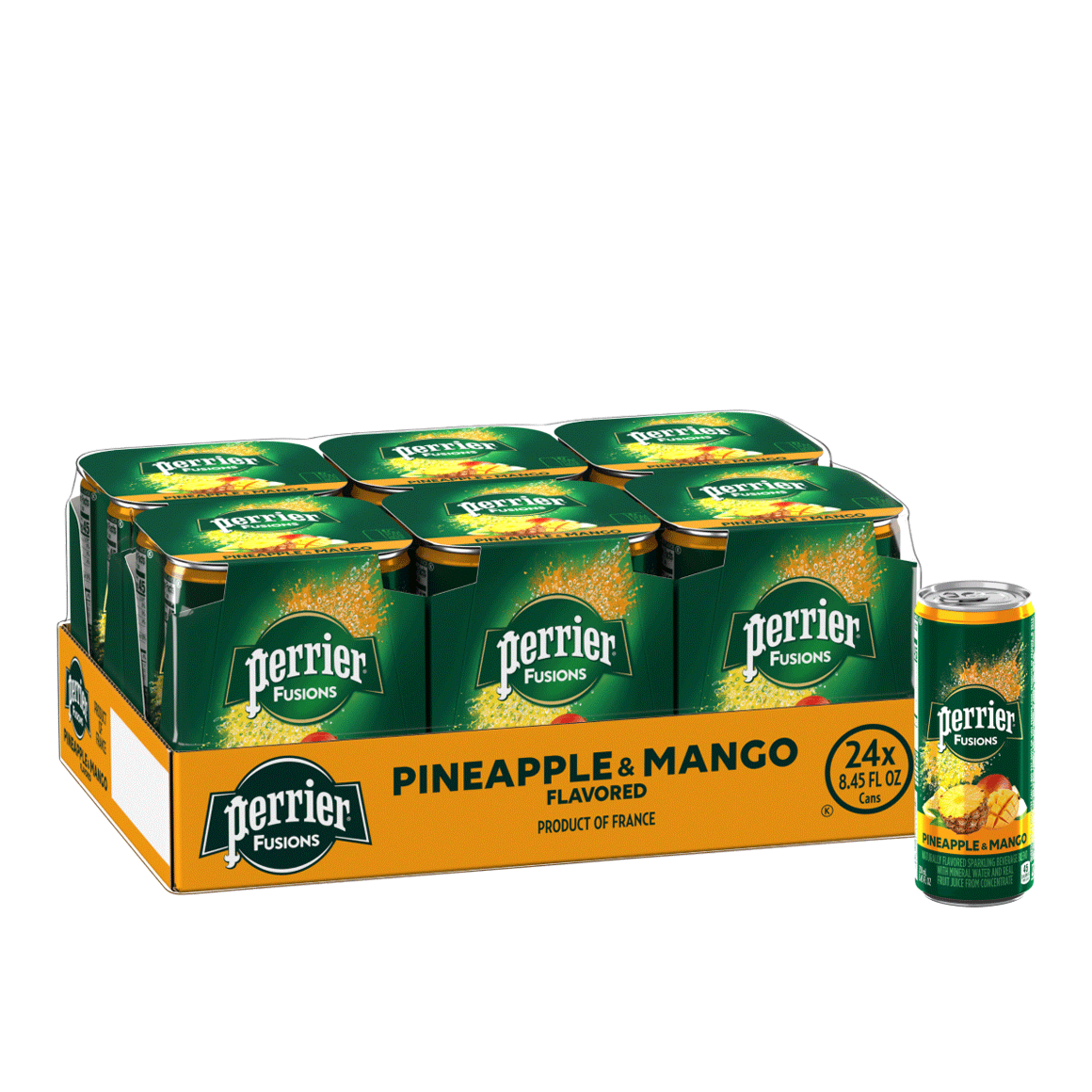 Perrier® Fusions Carbonated Mineral Water - Pineapple & Mango