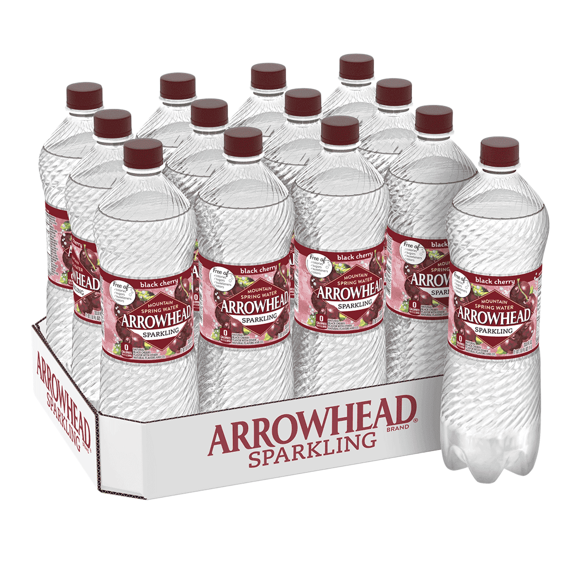 Arrowhead® Brand Sparkling 100% Mountain Spring Water - Black Cherry