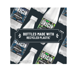 ORIGIN™ Sparkling Water 16.9 Fl Oz Recycled Plastic Bottle (24 Pack)