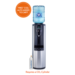 The Allure Series™ Hot, Cold and SPARKLING Water Dispenser in Stainless Steel