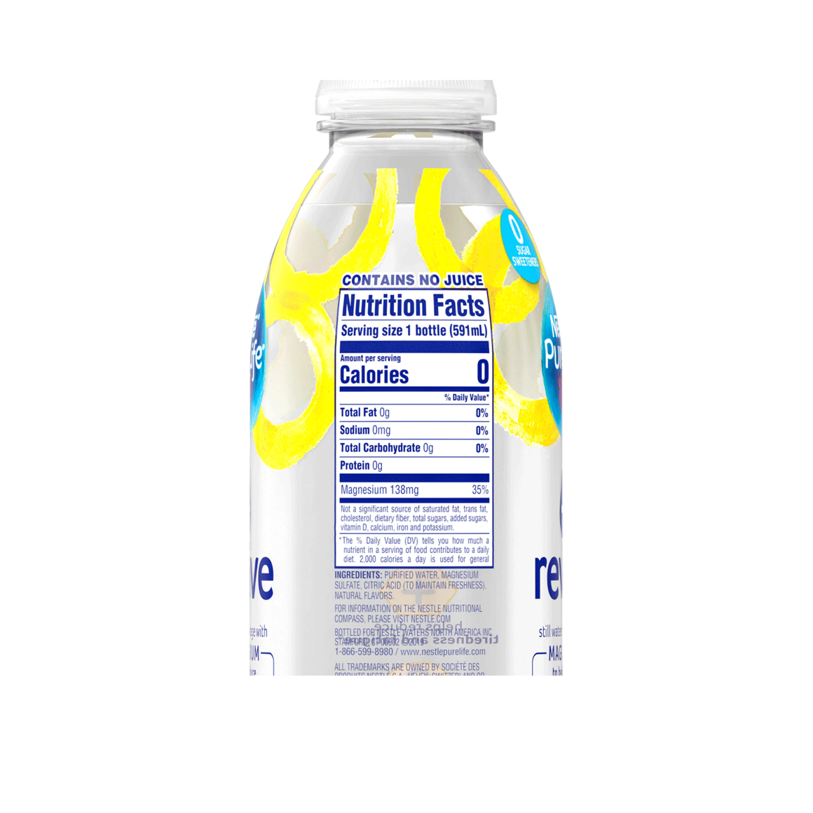 Nestlé®Pure Life®+ Revive Enhanced Flavored Water - Lemon plus Magnesium Image2