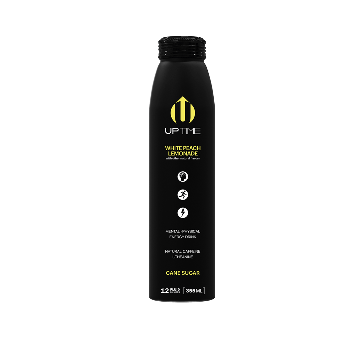 UPTIME® Premium Energy - White Peach Lemonade Cane Sugar Image1