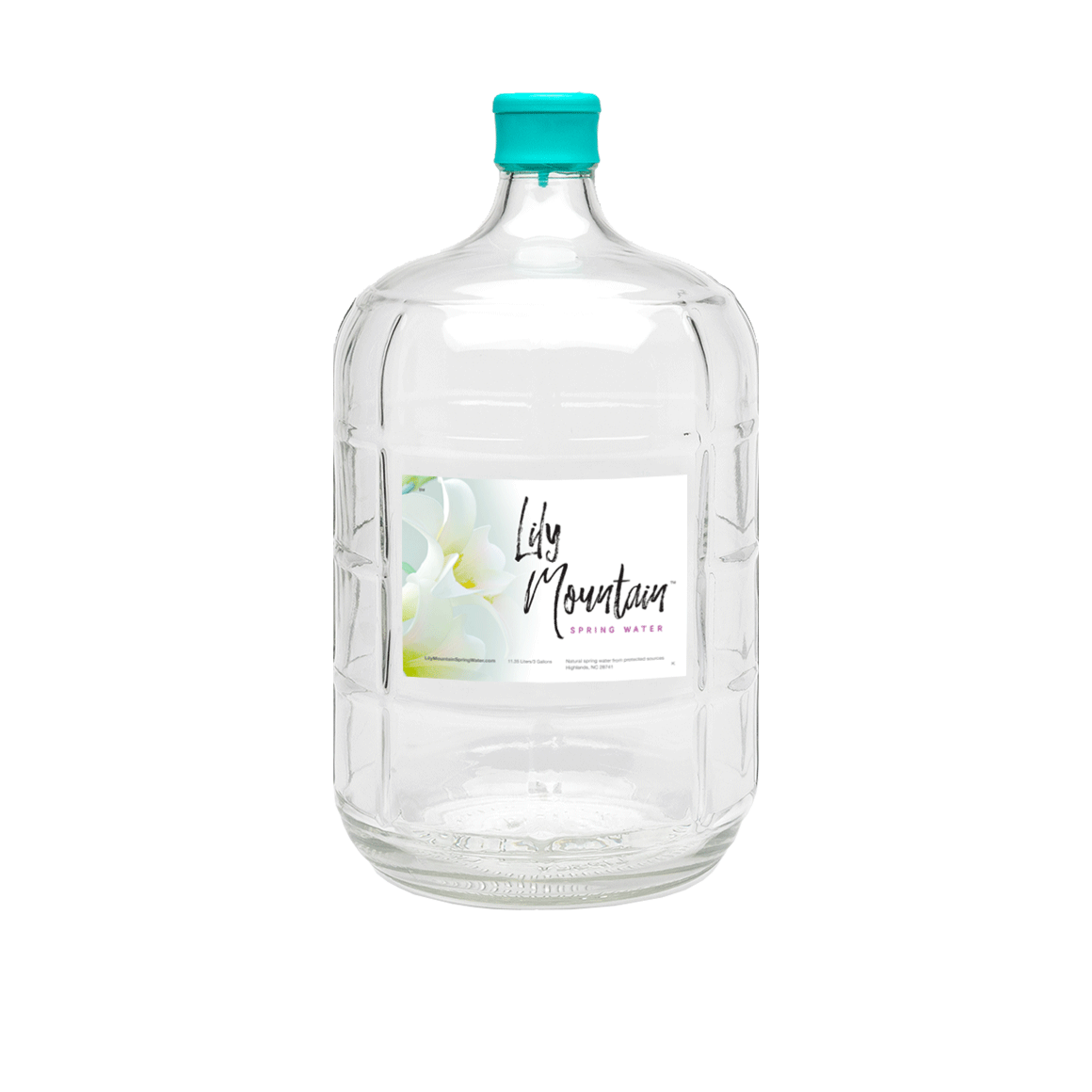 Lily® Mountain Spring Water - 3 Gallon - Bottle - Case of 1