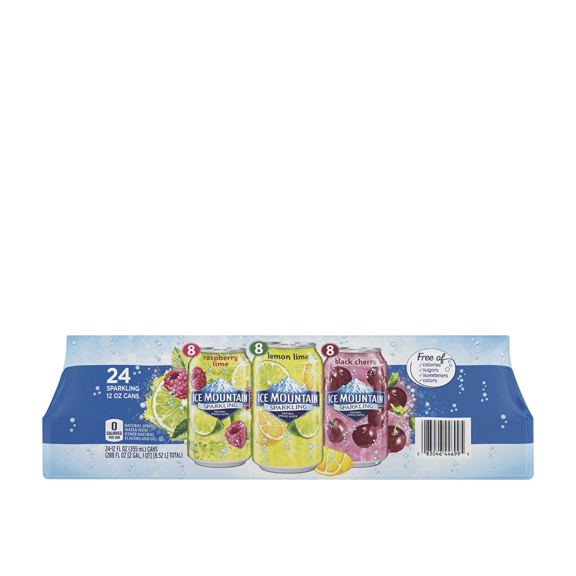 Ice Mountain® Rainbow Flavored Sparkling Water Variety Pack Image1
