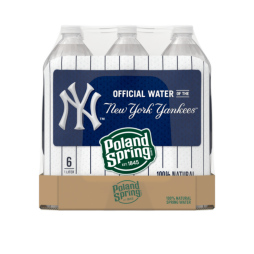 front case poland spring limited edition ny yankee pinstripes