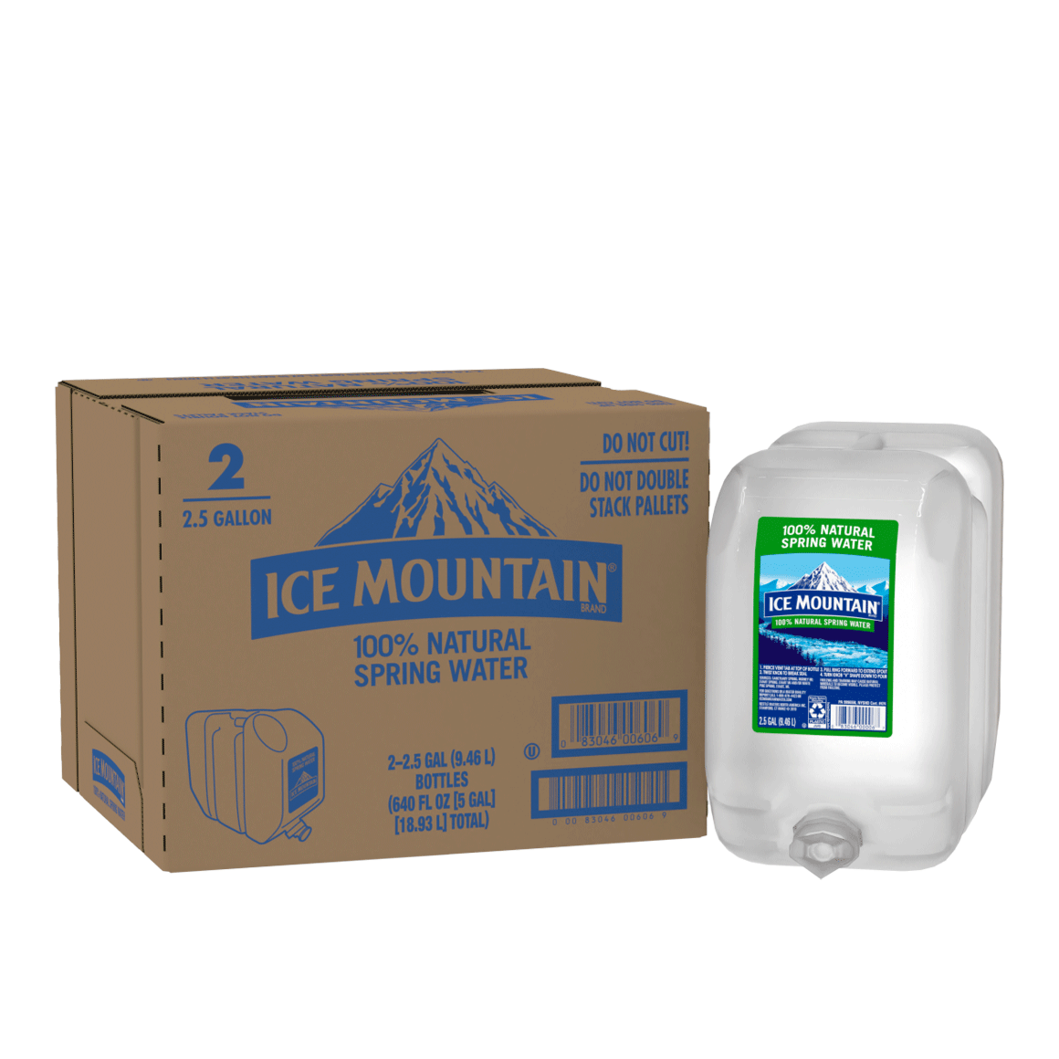 Ice Mountain® 100% Natural Spring Water