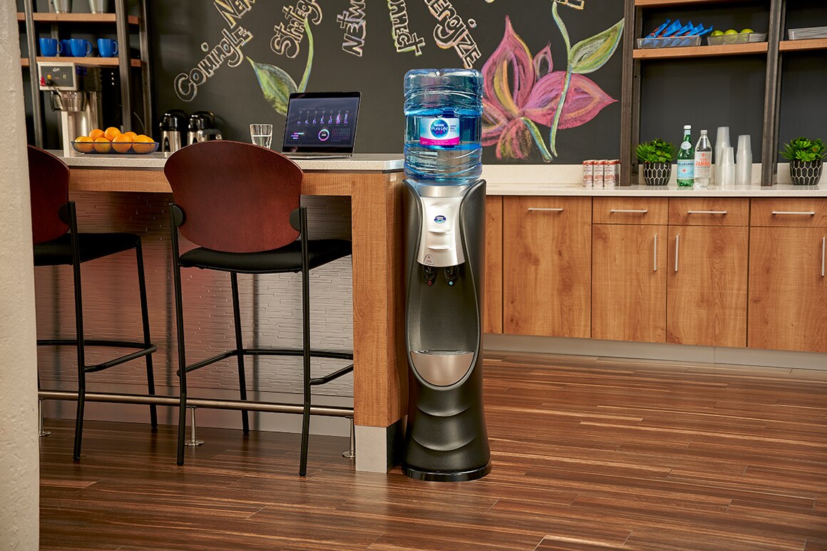 The Cascade Profile White Pearl Water Dispenser Readyrefresh