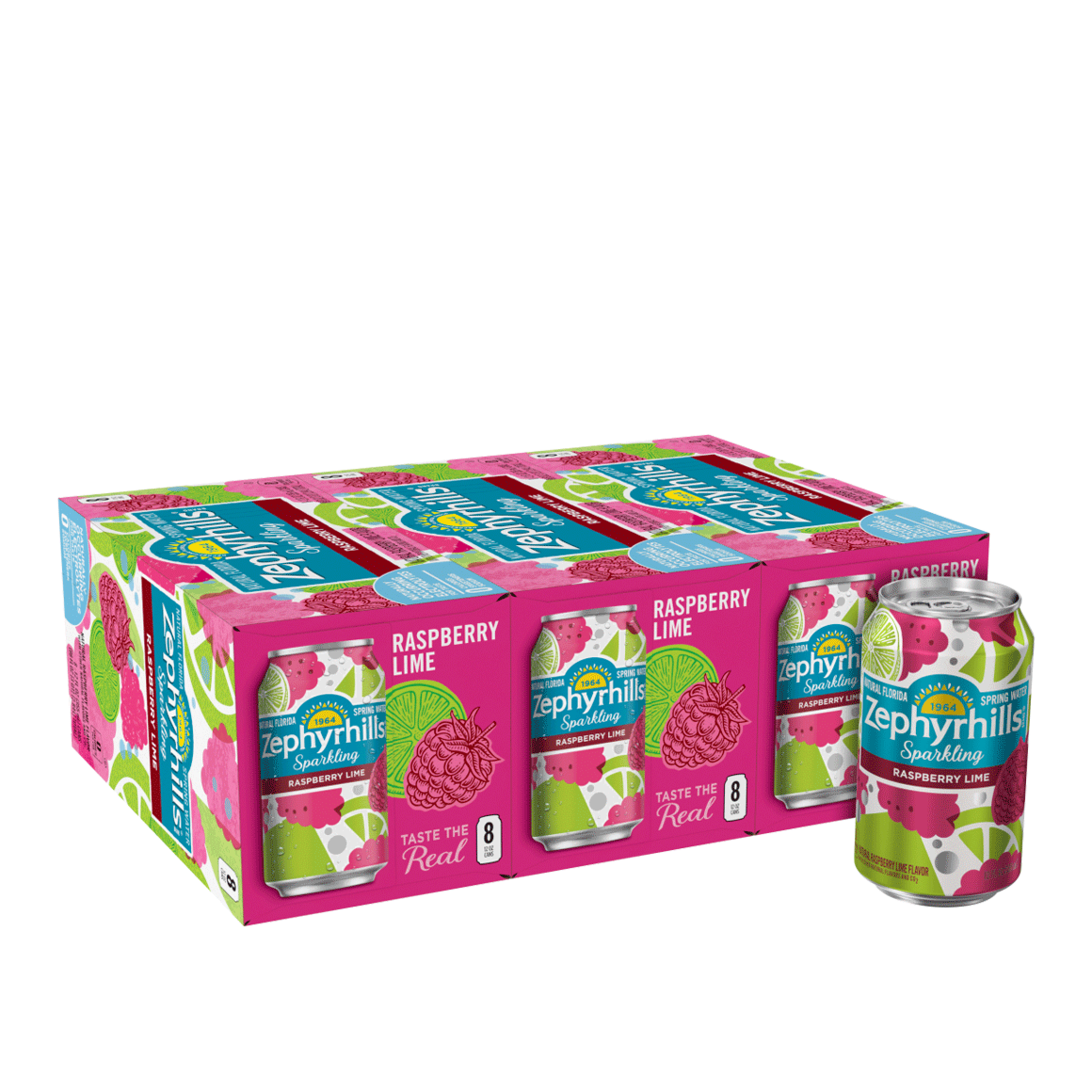 Zephyrhills® Raspberry Lime Sparkling Water