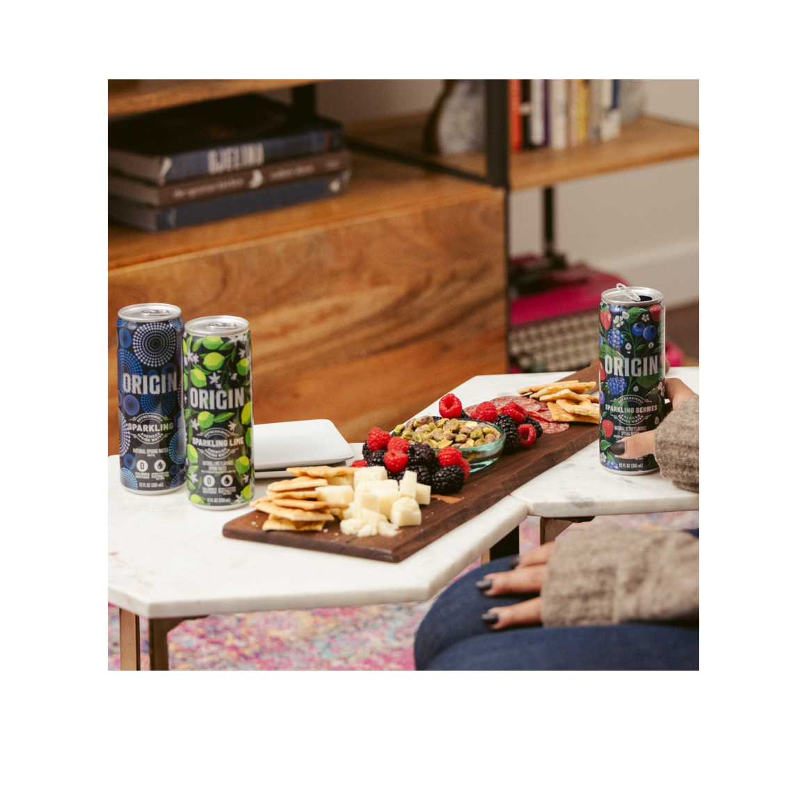 ORIGIN™ Variety Flavor Sparkling Water 12 Fl Oz Aluminum Cans (24 Pack) Image2