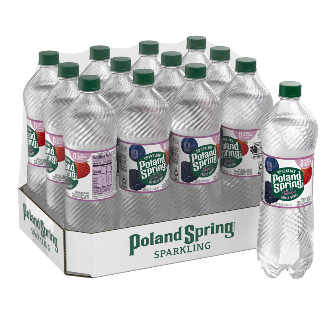 Poland Spring® Triple Berry Sparkling Water