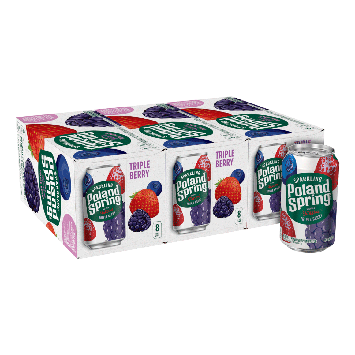Poland Spring® Triple Berry Sparkling Water