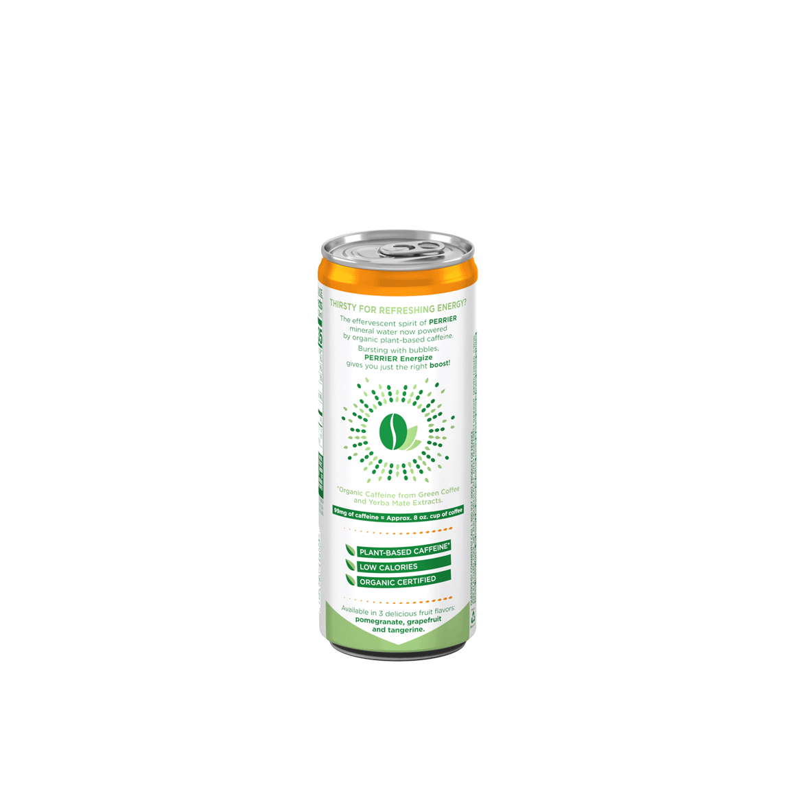 Perrier® Energize Tangerine Flavored Carbonated Energy Water Image2
