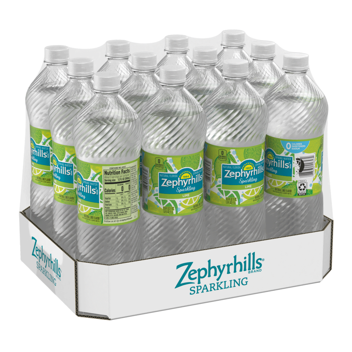 Zephyrhills® Zesty Lime Sparkling Water Image1