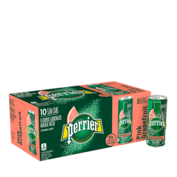 Perrier® Sparkling Carbonated Mineral Water Slim Cans - Grapefruit Perrier® Sparkling Carbonated Mineral Water Slim Cans - Grapefruit