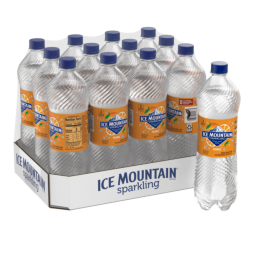 Ice Mountain® Brand Sparkling 100% Natural Spring Water - Orange