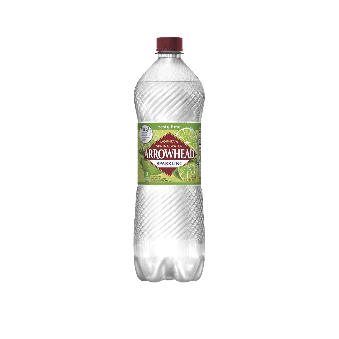 Arrowhead® Brand Sparkling 100% Mountain Spring Water - Zesty Lime Image1