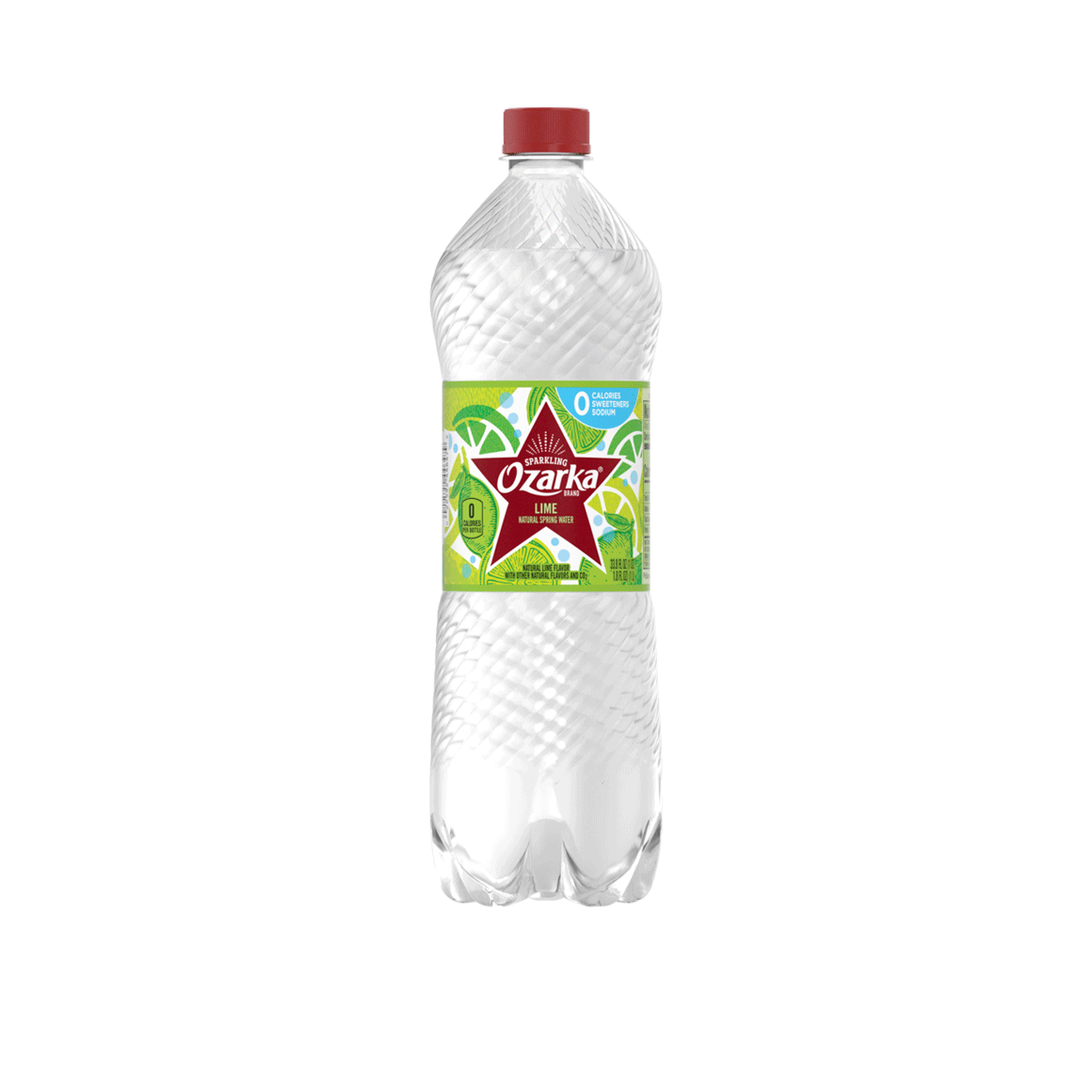 Ozarka® Brand Sparkling 100% Natural Spring Water - Zesty Lime Image2