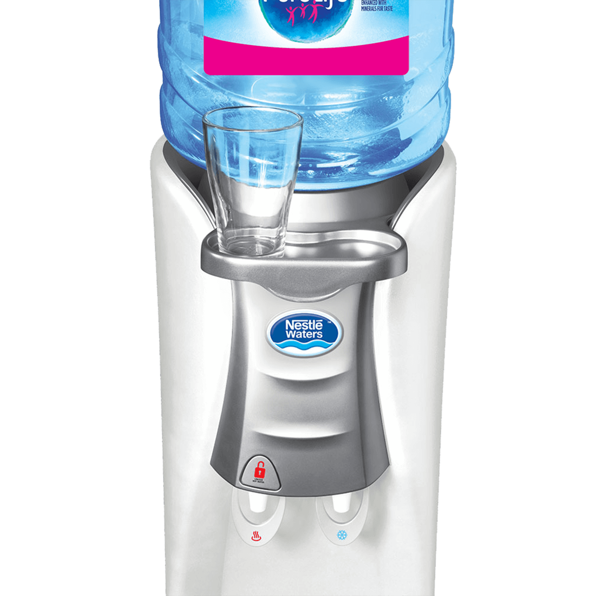 The Cascade Profile White Pearl Water Dispenser Readyrefresh