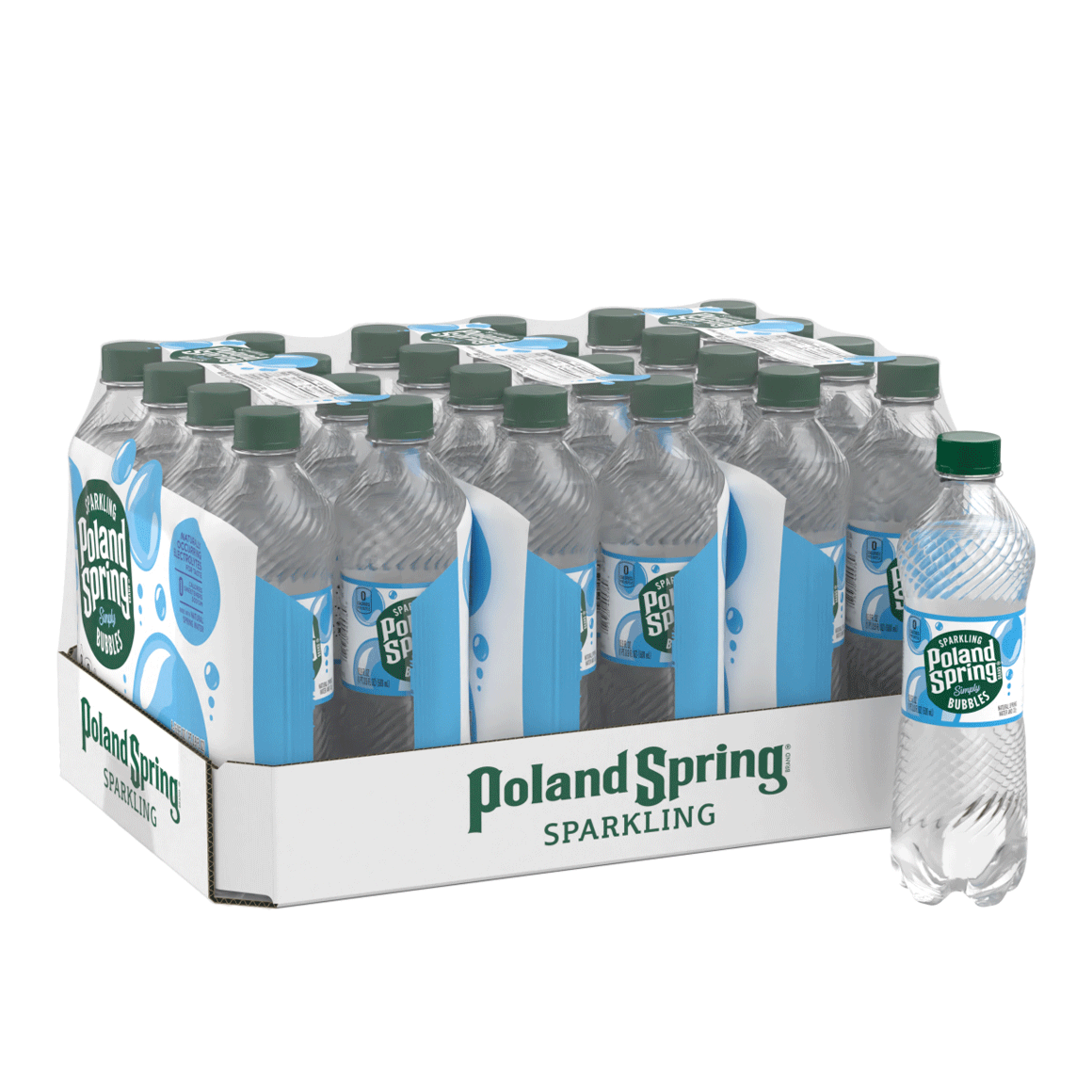 Poland Spring® Unflavored Sparkling Water 16 oz 24Pack ReadyRefresh