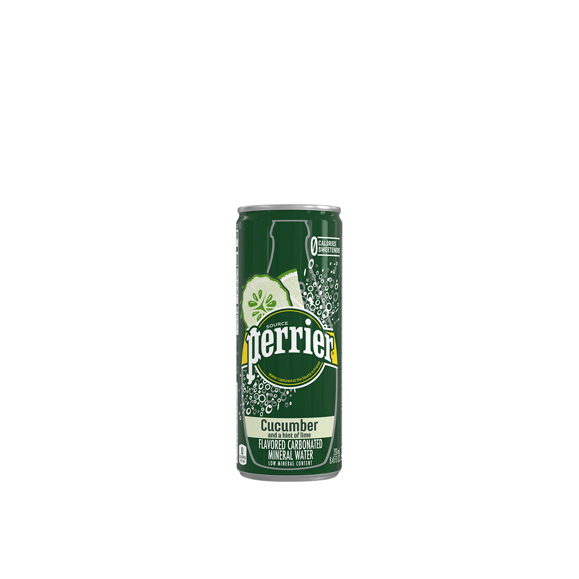 Perrier® Cucumber Lime Flavored Carbonated Mineral Water - Slim Cans Image1