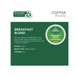 coffee profile for green mountain breakfast blend k cups