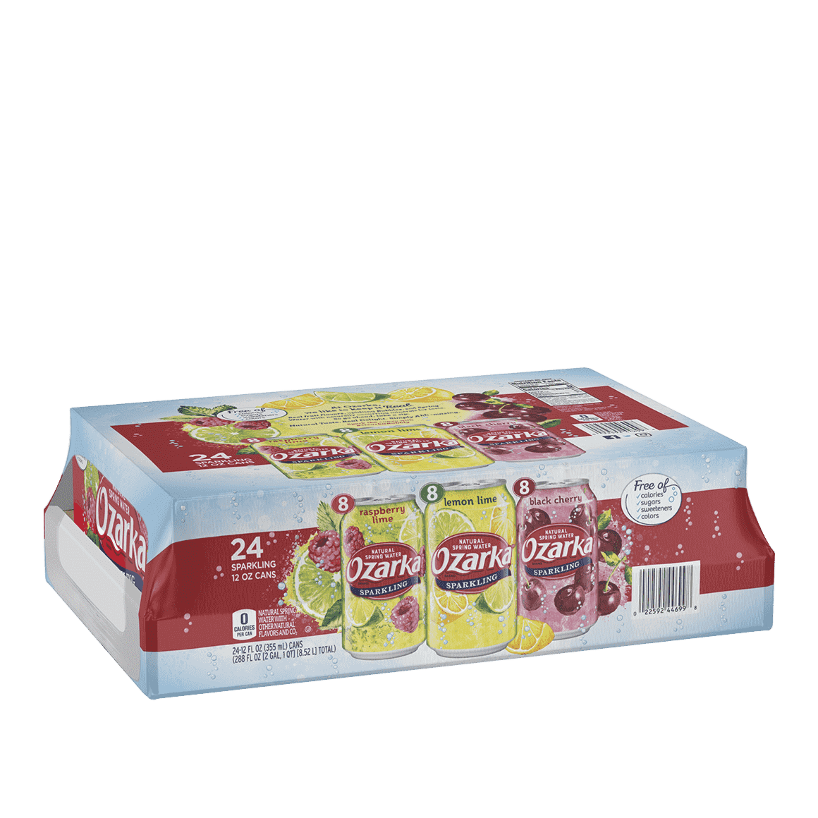 Ozarka® Rainbow Flavored Sparkling Water Variety Pack Image1