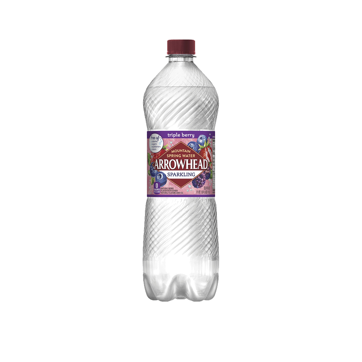Arrowhead® Brand Sparkling 100% Mountain Spring Water - Triple Berry Image2