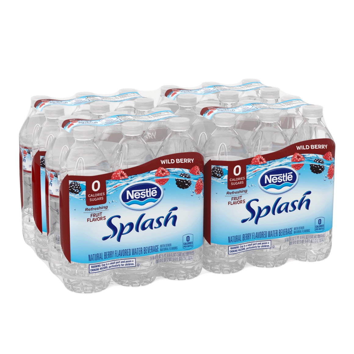Nestlé® Splash Natural Wild Berry Flavored Water Image1