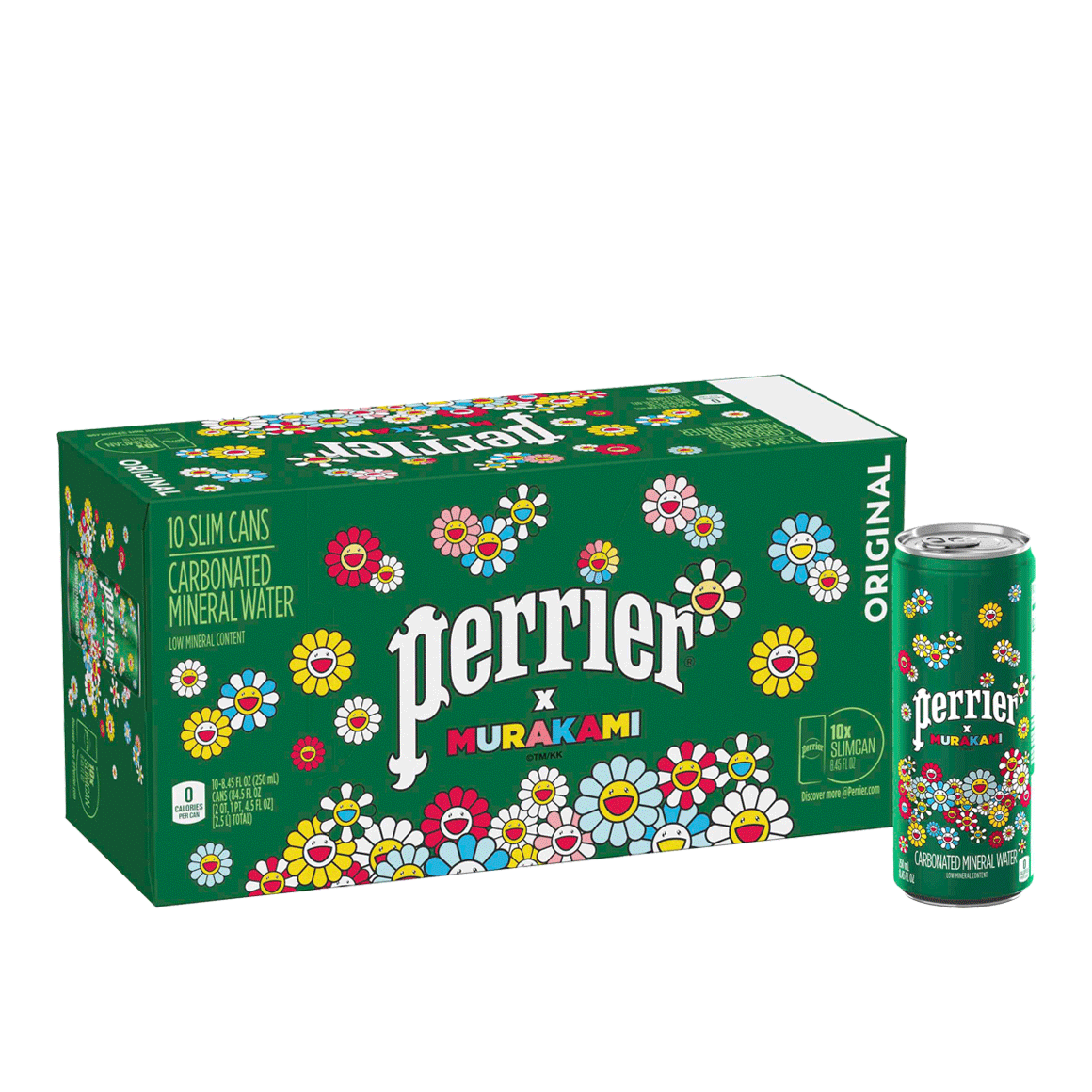 Perrier® x Murakami Carbonated Mineral Water (Limited Edition Can Design)
