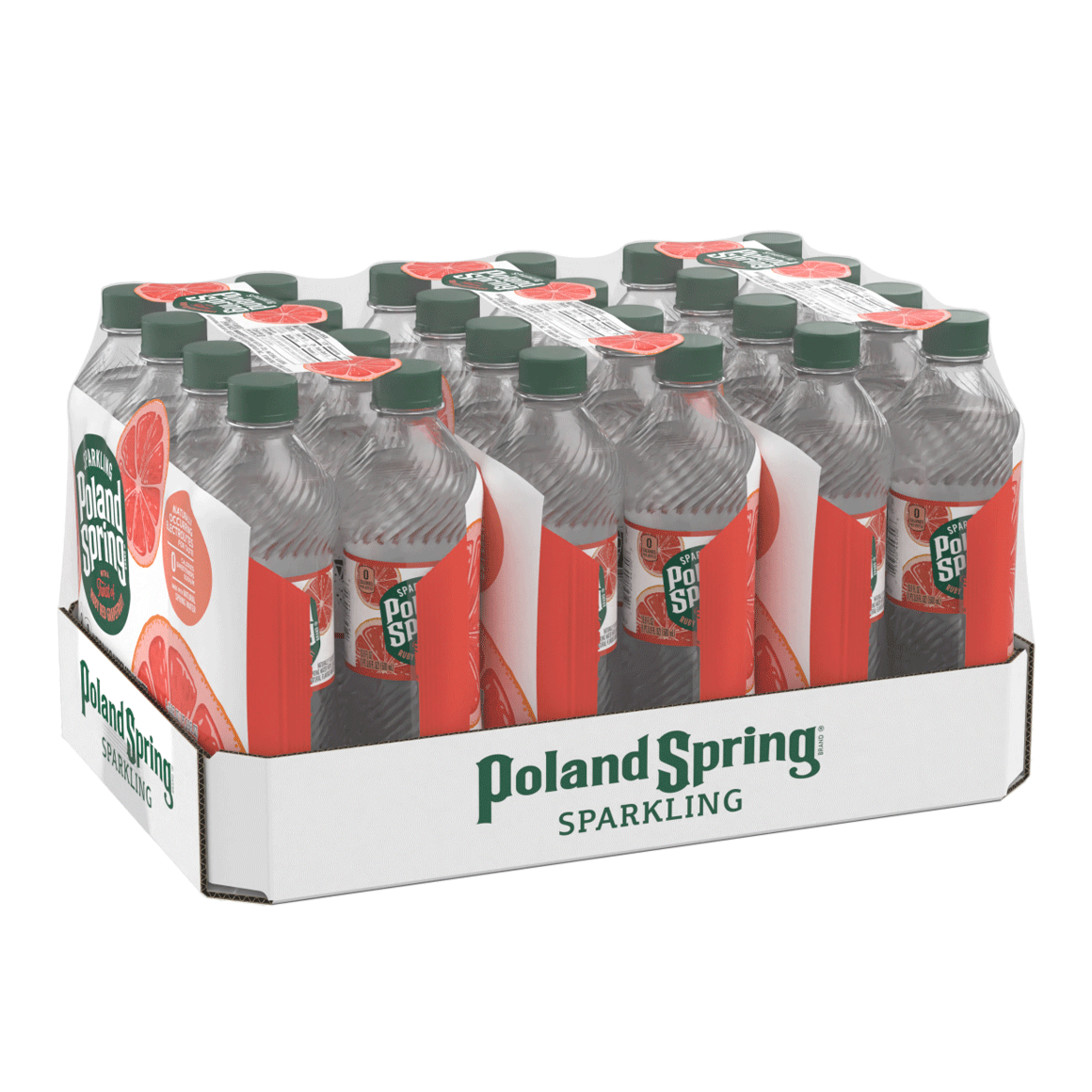 Poland Spring® Ruby Red Grapefruit Sparkling Water Image1