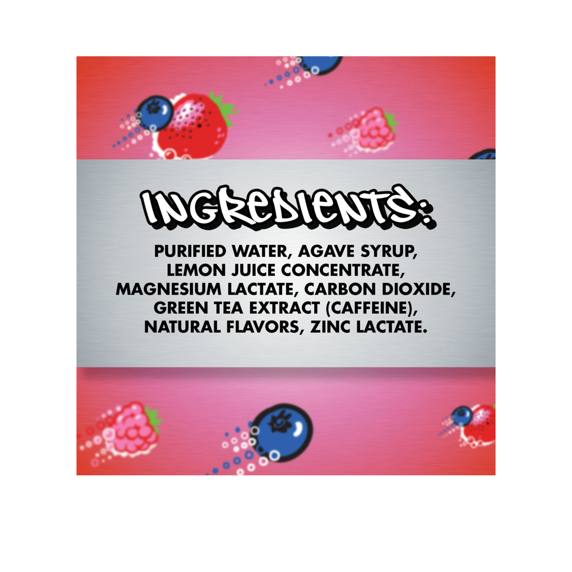 Splash NRG™ Super Berry Flavored Sparkling Energy Water Beverage 11.5 Fl Oz Sleek Can (12 Pack) Image5