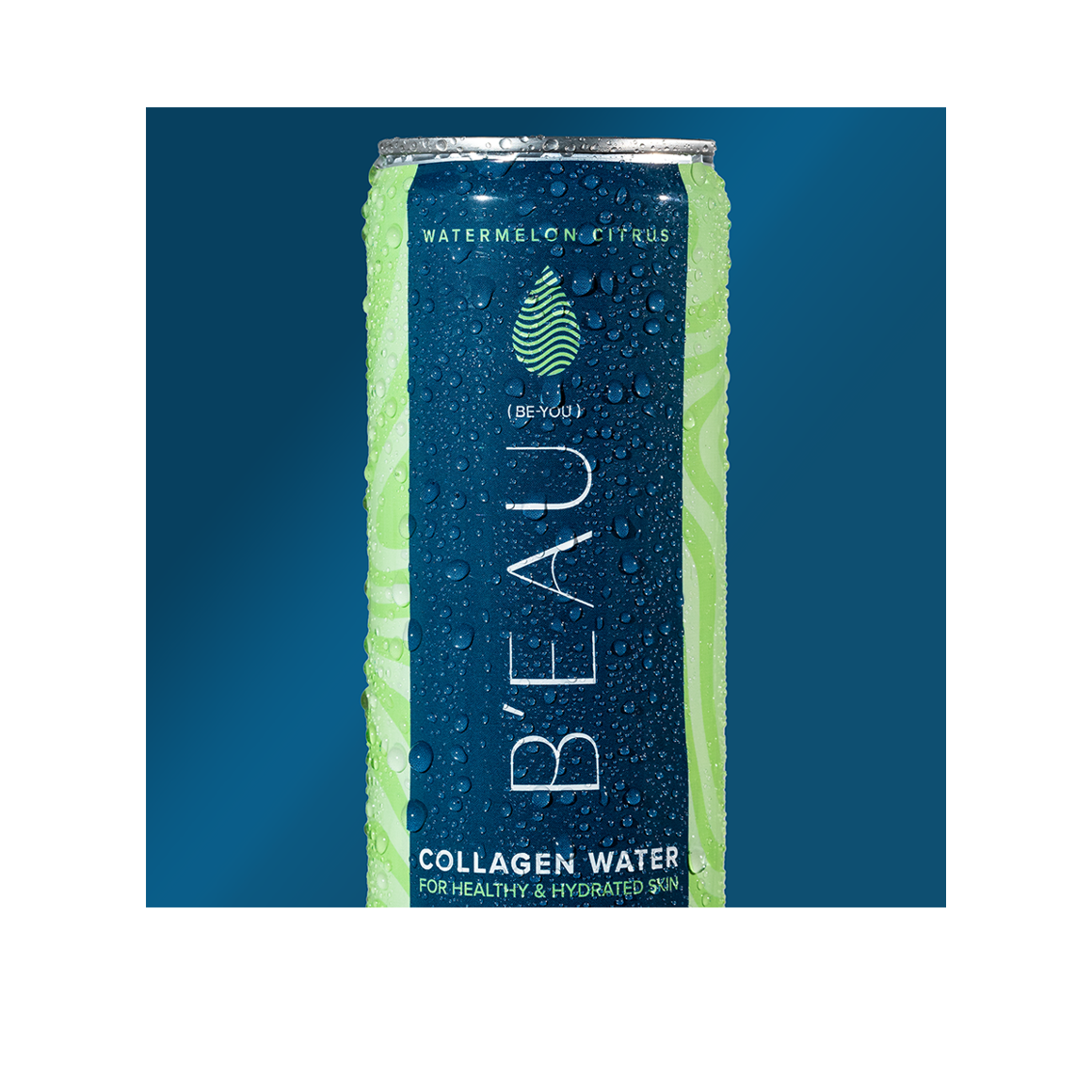 can of watermelon citrus beau collagen water Image1