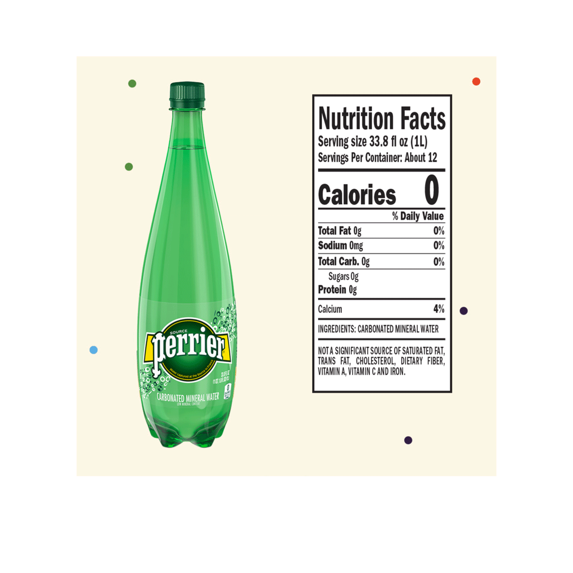 Perrier® Carbonated Mineral Water - Original Image3