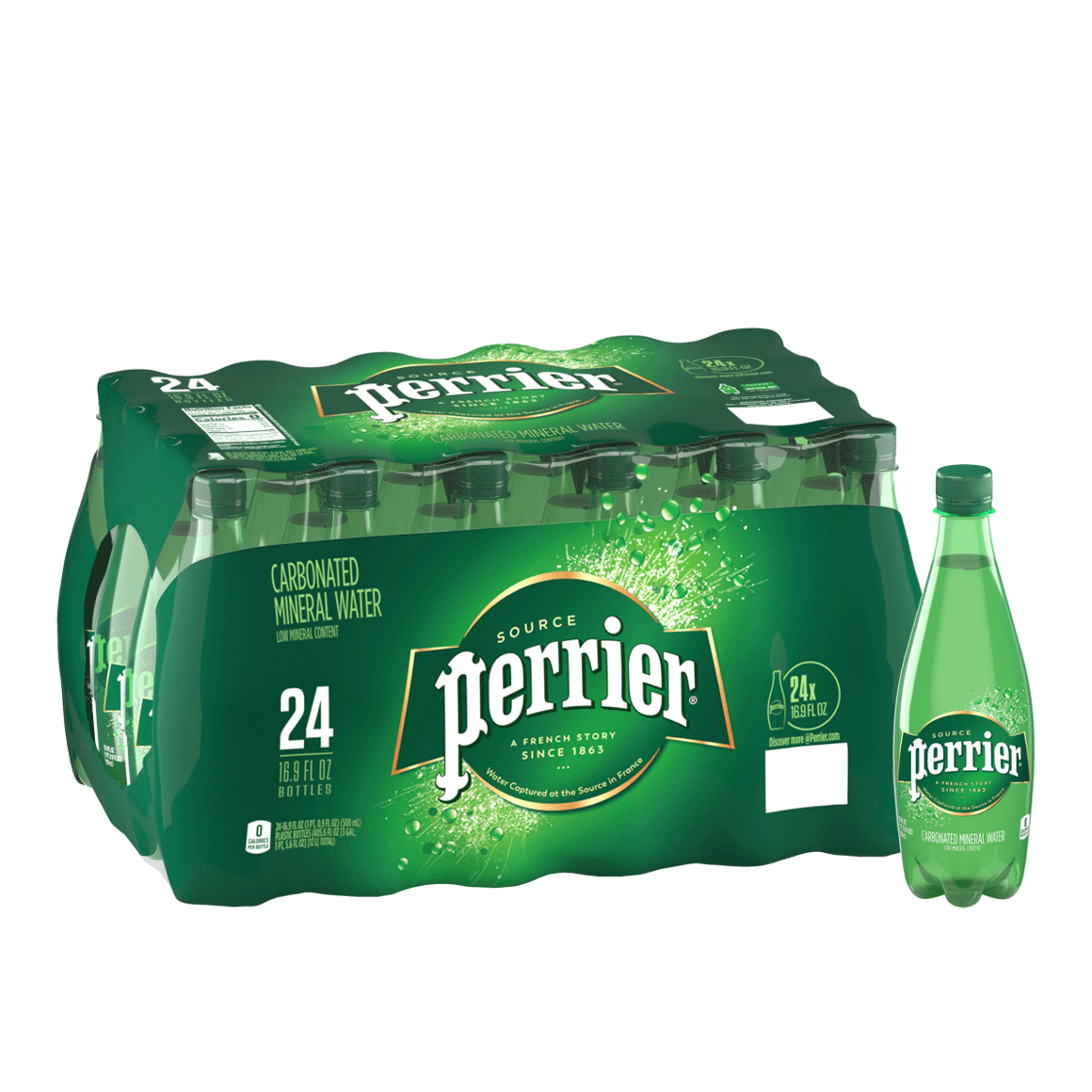 Perrier® Original Carbonated Mineral Water - Plastic