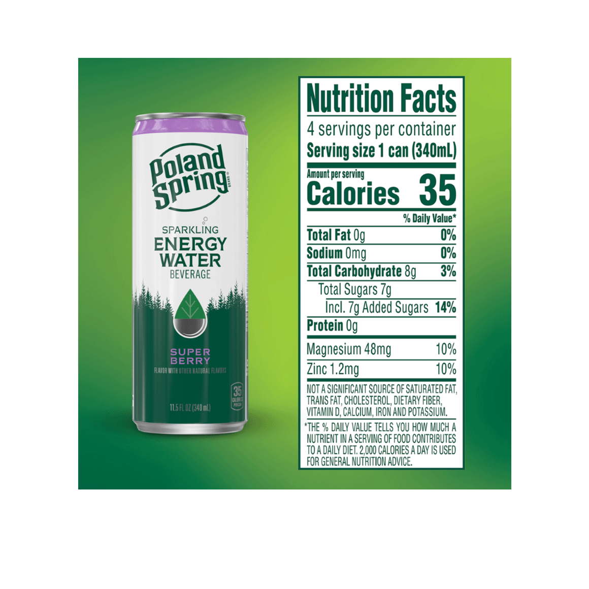 Poland Spring® Sparkling Energy - Super Berry Image4