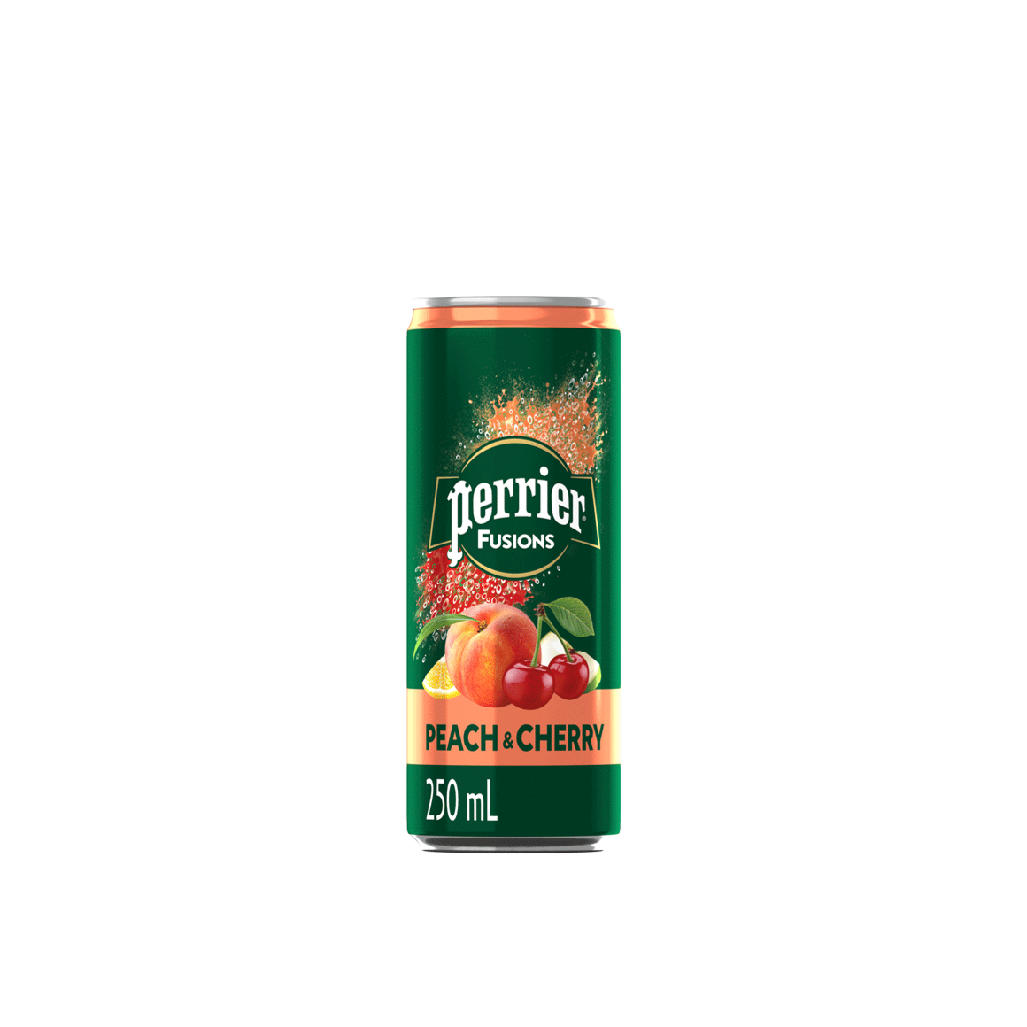 Perrier® Fusions Carbonated Mineral Water - Peach & Cherry Image2