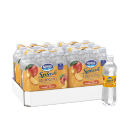 Nestlé® Splash Mango Peach Sparkling Water & Fruit Beverage
