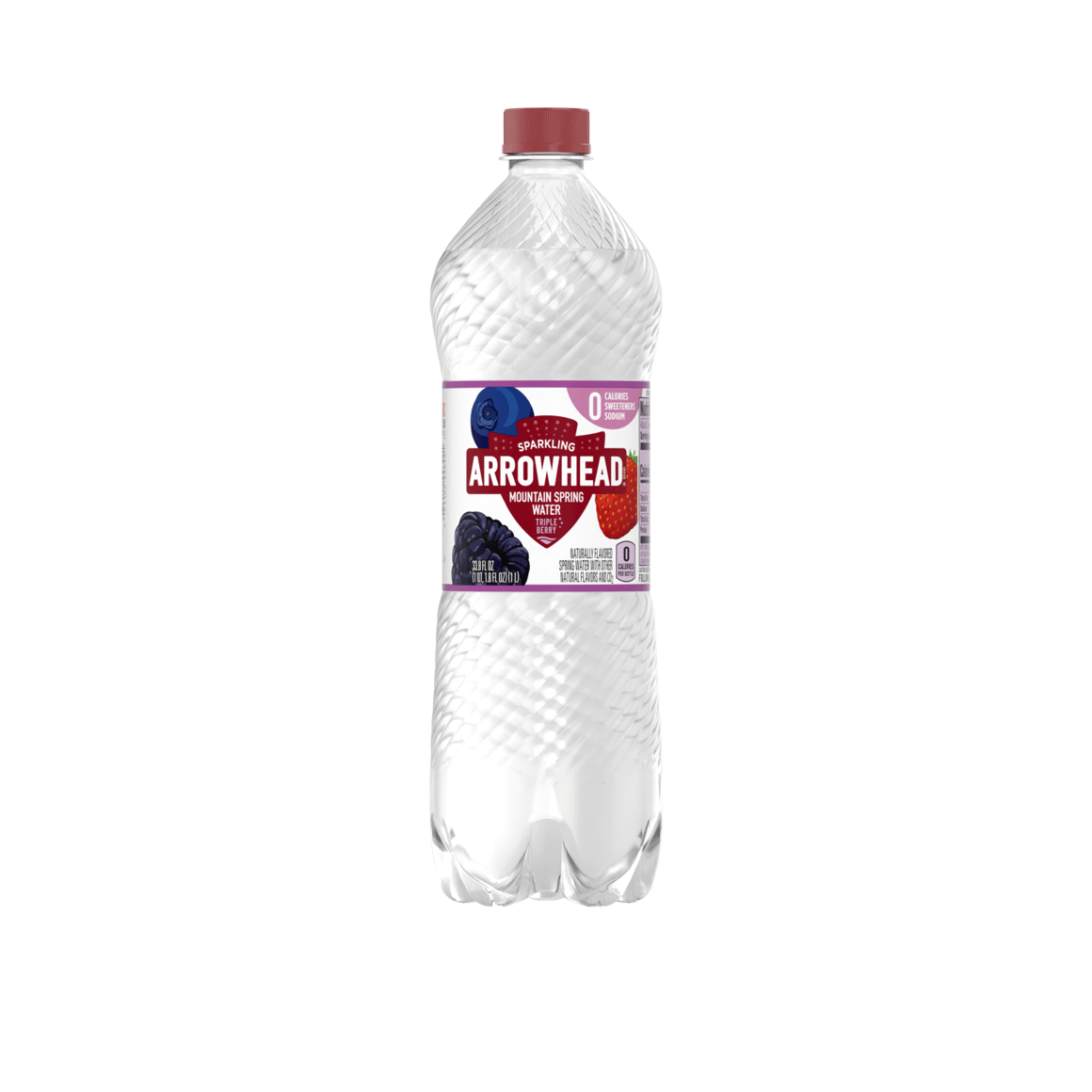 Arrowhead® Brand Sparkling 100% Mountain Spring Water - Triple Berry Image2