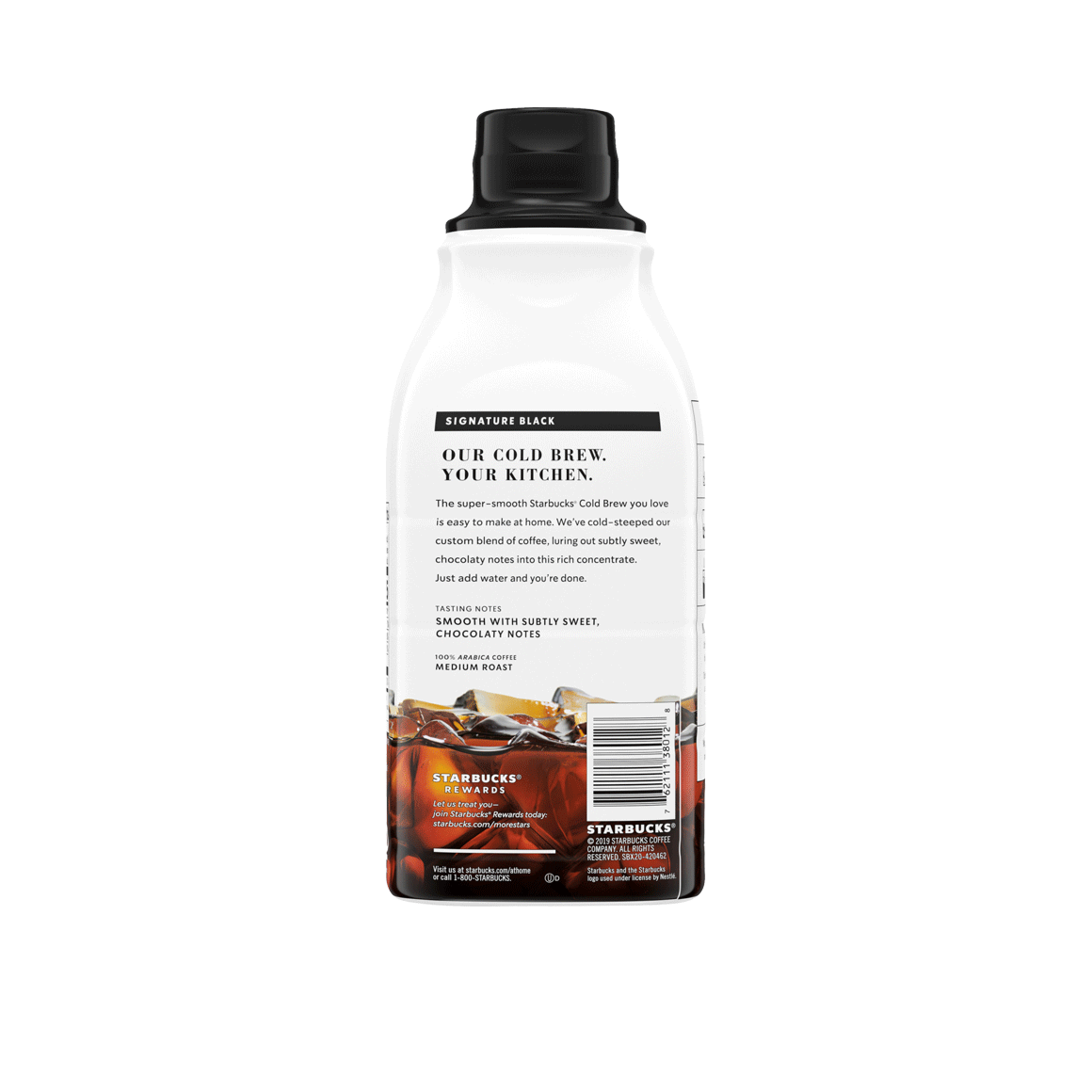 Bottle of Starbucks Cold Brew Signature Black coffee concentrate Image1