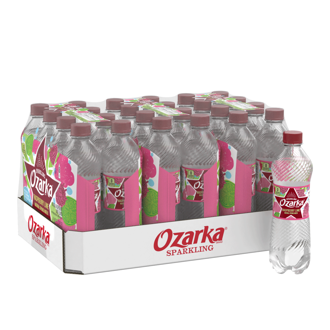 Ozarka® Raspberry Lime Sparkling Water