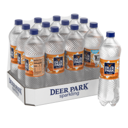 Deer Park® Brand Sparkling 100% Natural Spring Water - Orange