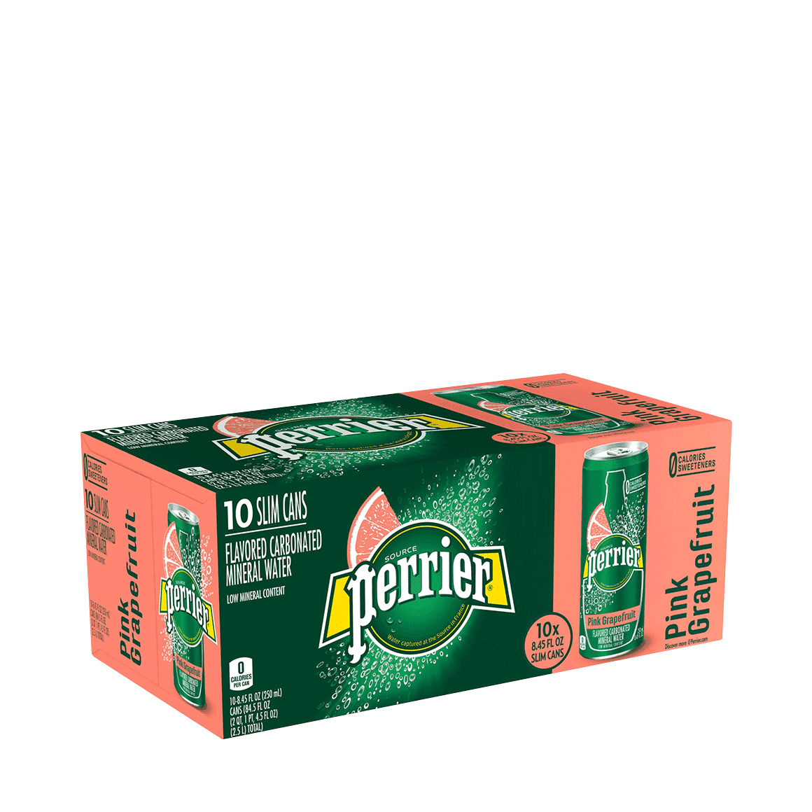 Perrier® Carbonated Mineral Water Slim Cans - Grapefruit Image1