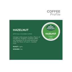 coffee profile for green mountain hazelnut coffee k cup