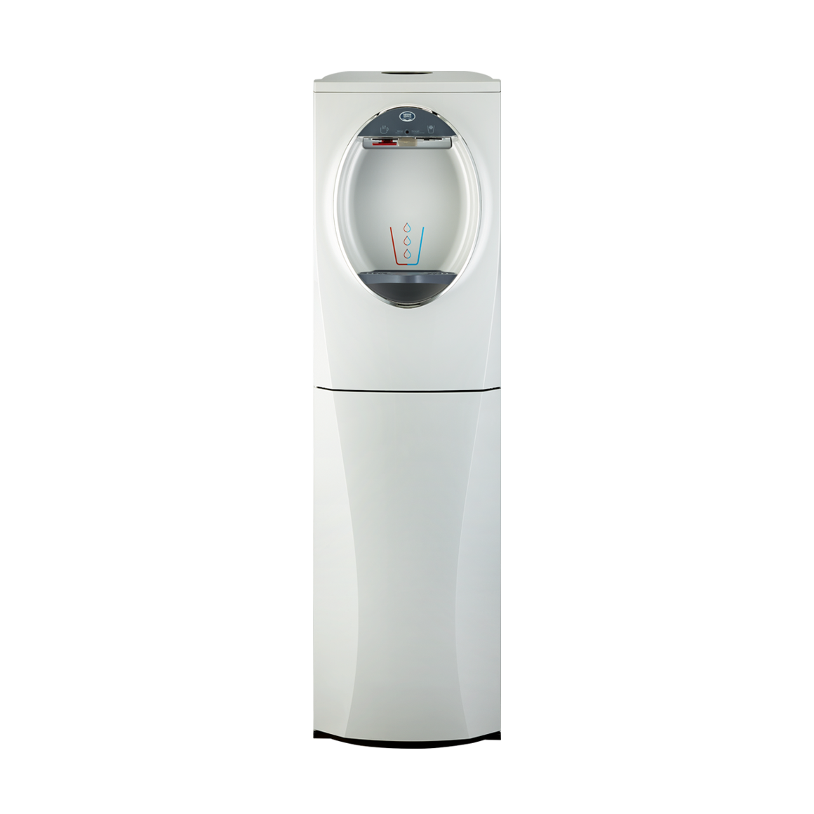 Lumina Hot & Cold Bottom Load Water Dispensers in Gray ReadyRefresh