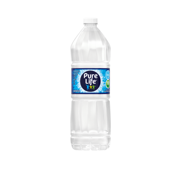 Pure Life Purified Bottled Water | 1 Liter, 18-pack | ReadyRefresh