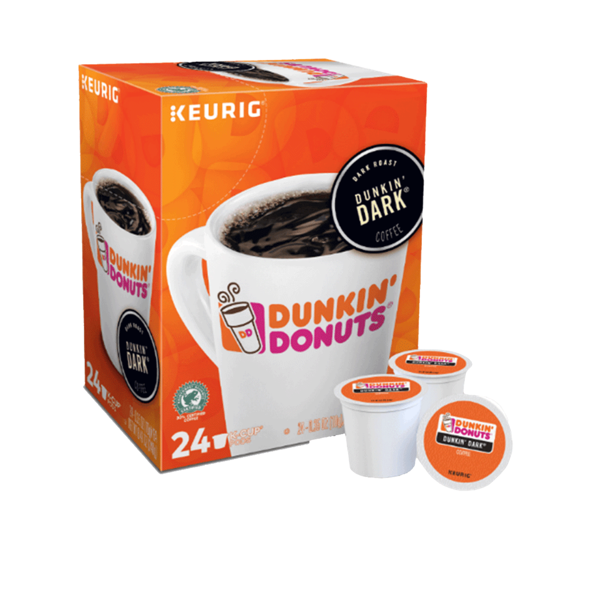 dunkin donuts k cups dunkin dark 24 pack single serve coffee pods